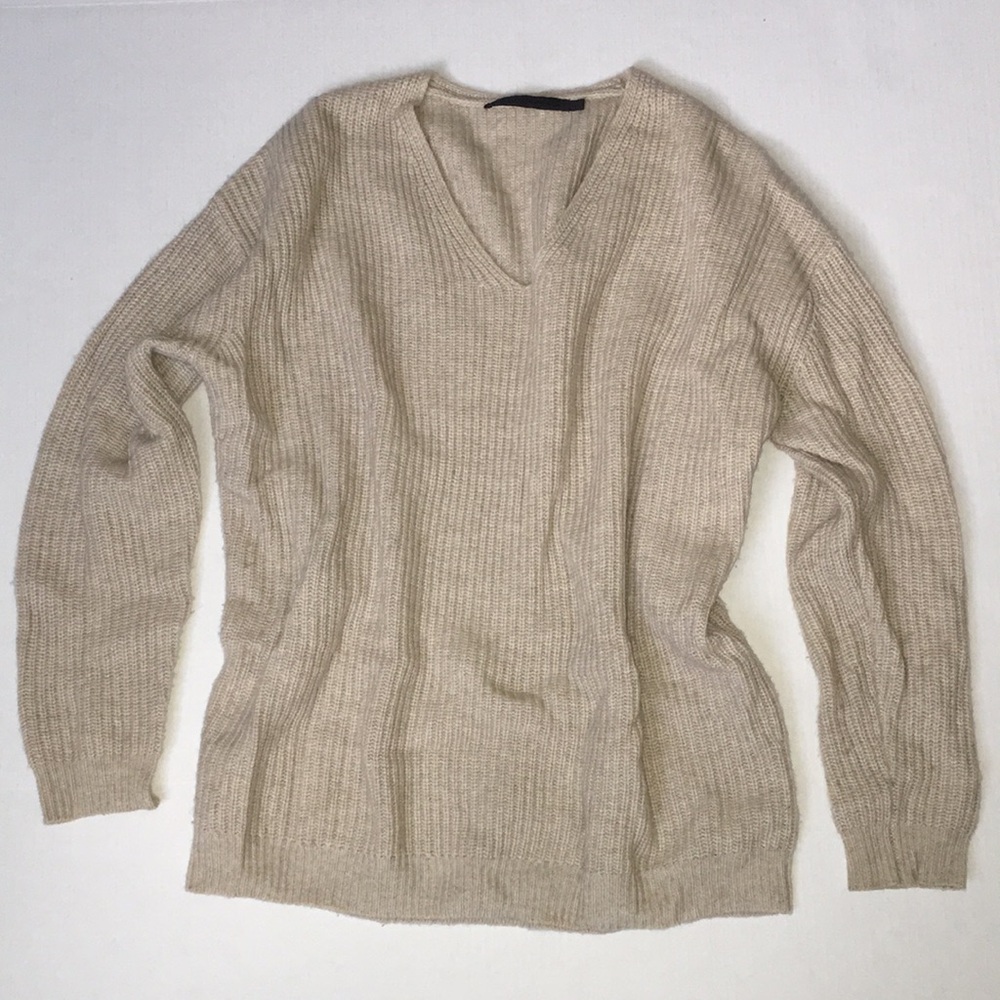 Jenni Kayne Wool Cashmere V-Neck Sweater XXS